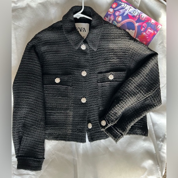 ZARA BLACK JACKET - Picture 10 of 12